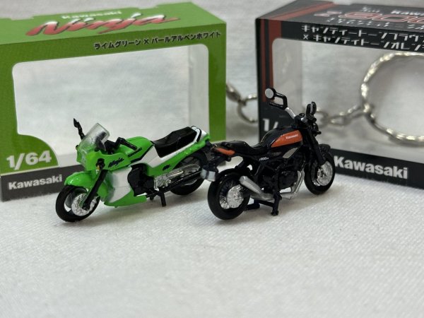 画像8: Kawasaki 1/64 Z900RS / GPZ900R ニンジャフィギュアキーホルダー (8)